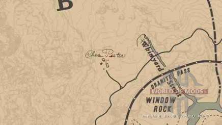 Chez Porter detaillierte Karte