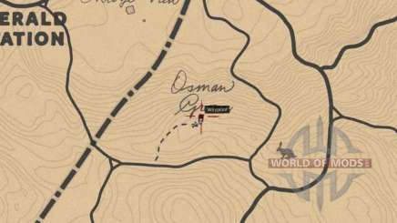 Mission location map von Mary Beth in RDR2