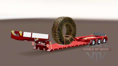 Trailer Doll Vario with big wheel pour Euro Truck Simulator 2