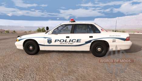 Gavril Grand Marshall wayland police v2.0 pour BeamNG Drive