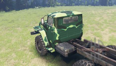 La couleur est l'Été camouflage pour Ural 4320 pour Spin Tires