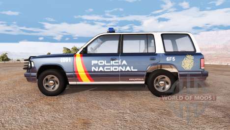 Gavril Roamer spanish police v3.2 pour BeamNG Drive