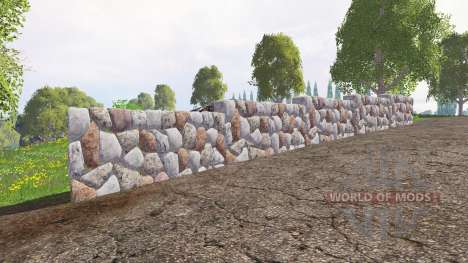 Stone wall v2.0 für Farming Simulator 2015