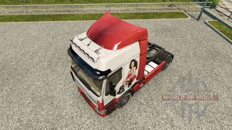 Haut Irina Shayk auf einer Sattelzugmaschine Ren für Euro Truck Simulator 2