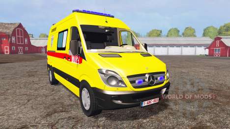 Mercedes-Benz Sprinter 311 CDI Ambulance für Farming Simulator 2015