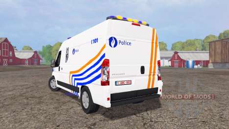 Peugeot Boxer Police pour Farming Simulator 2015