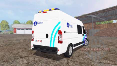Peugeot Boxer Police vitre v1.1 für Farming Simulator 2015