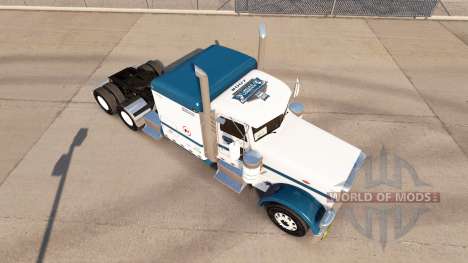 Der Onkel D Logistik-skin für den truck-Peterbil für American Truck Simulator