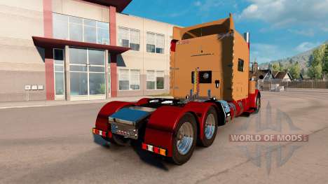 Скин Burgund und hellbraun на Peterbilt 389 für American Truck Simulator