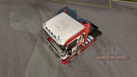 La peau Irina Shayk sur un tracteur Renault Magn pour Euro Truck Simulator 2