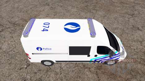 Peugeot Boxer Police vitre v1.1 pour Farming Simulator 2015