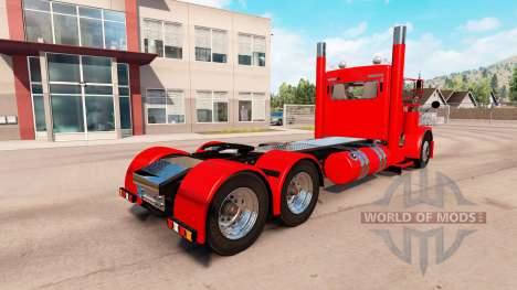 Dorfbewohner Roter skin für den truck-Peterbilt  für American Truck Simulator