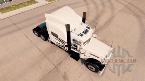 Simple Flammes de la peau pour le camion Peterbi pour American Truck Simulator