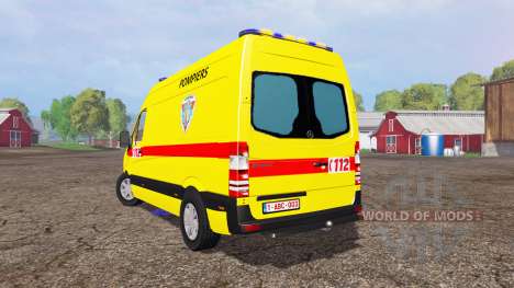 Mercedes-Benz Sprinter 311 CDI Ambulance pour Farming Simulator 2015