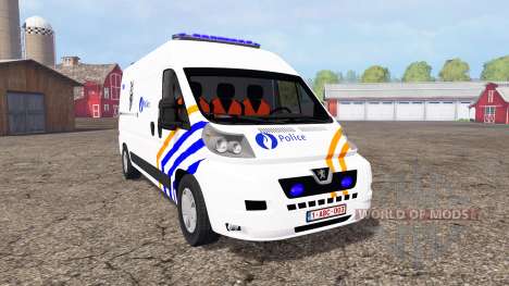 Peugeot Boxer Police pour Farming Simulator 2015