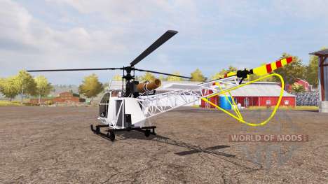 Aerospatiale SE.313B Alouette II v2.0 pour Farming Simulator 2013