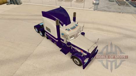 Haut Lila Laufen für den truck-Peterbilt 389 für American Truck Simulator