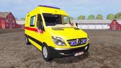 Mercedes-Benz Sprinter 311 CDI Ambulance pour Farming Simulator 2015
