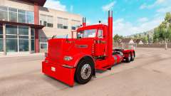 Villageois rouge de la peau pour le camion Peterbilt 389 pour American Truck Simulator