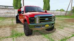Ford F-350 flatdeck pour Farming Simulator 2017