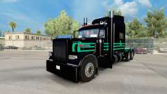 Скин de Menthe Verte Et Noir на Peterbilt 389 pour American Truck Simulator