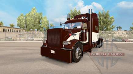 Crème pour la peau & Brown pour le camion Peterbilt 389 pour American Truck Simulator