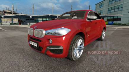 BMW X6 M50d (F16) v3.0 pour Euro Truck Simulator 2