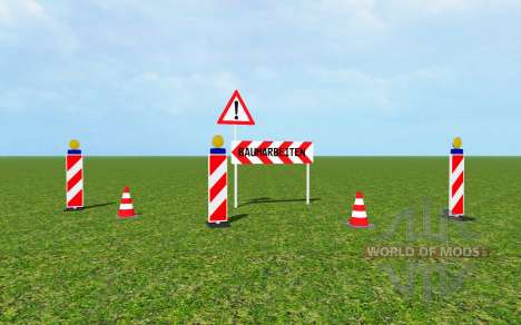 Traffic barrier v1.1 für Farming Simulator 2015