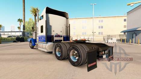 Le Bleu de la peau et Gris sur le camion Kenwort pour American Truck Simulator