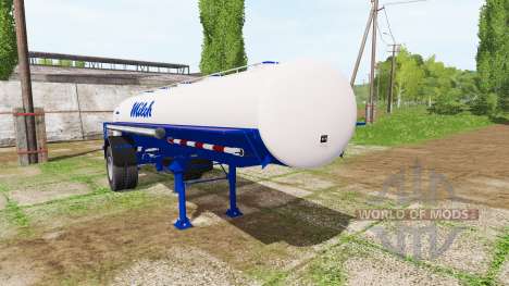 Milk tank semitrailer pour Farming Simulator 2017
