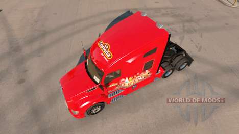 La peau de La Costena sur tracteur Kenworth T680 pour American Truck Simulator