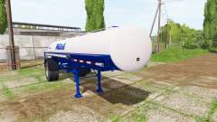 Milk tank semitrailer für Farming Simulator 2017