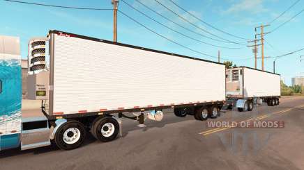 Double refrigerated trailer Great Dane pour American Truck Simulator