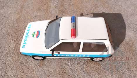 Fiat Uno hungarian police für BeamNG Drive