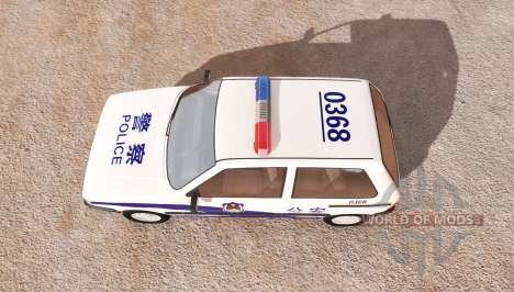 Fiat Uno chinese police pour BeamNG Drive