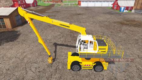Liebherr A900C long reach pour Farming Simulator 2015