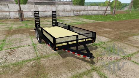 Platform trailer with sides pour Farming Simulator 2017