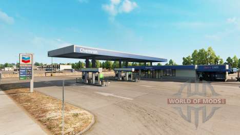 Real gas stations v1.2 pour American Truck Simulator