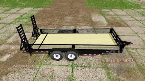 Platform trailer with sides pour Farming Simulator 2017