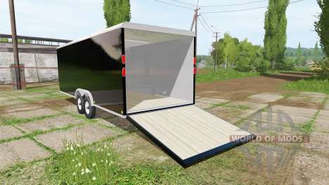 Enclosed trailer für Farming Simulator 2017