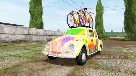 Volkswagen Beetle 1966 peace and love v2.0 pour Farming Simulator 2017