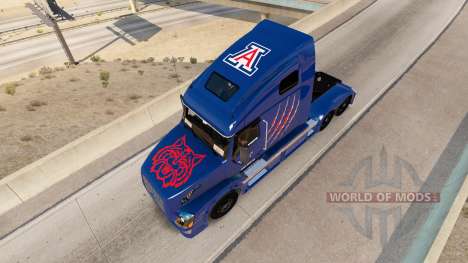 Arizona Wildcats-skin für den Volvo truck VNL 67 für American Truck Simulator