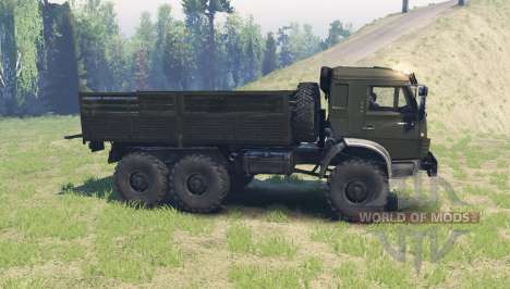 KamAZ 5350 Mustang v4.0 pour Spin Tires