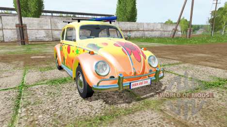 Volkswagen Beetle 1966 peace and love für Farming Simulator 2017