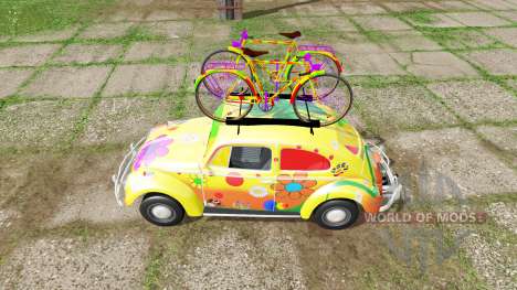 Volkswagen Beetle 1966 peace and love v2.0 pour Farming Simulator 2017