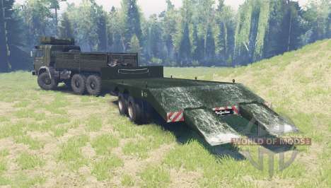 KamAZ 5350 Mustang v4.0 pour Spin Tires