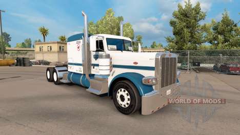 Скин Oncle D de la Logistique de la v1.1 на Pete pour American Truck Simulator