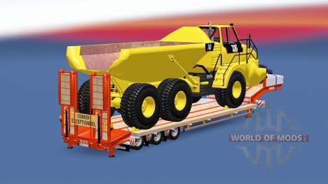 Semitrailer Caterpillar 740 für Euro Truck Simulator 2