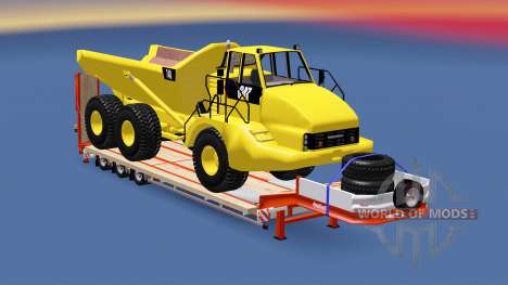 Semitrailer Caterpillar 740 für Euro Truck Simulator 2