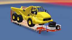 Semitrailer Caterpillar 740 pour Euro Truck Simulator 2